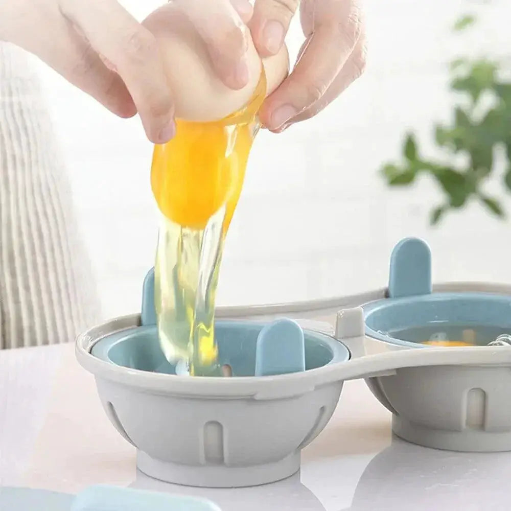 Dual Cup Microwave Egg Cooker With Premium Easy Clean Lid