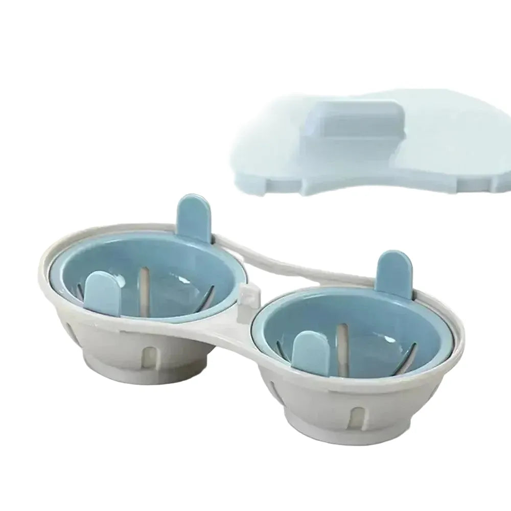 Dual Cup Microwave Egg Cooker With Easy Clean Lid — product view 1
