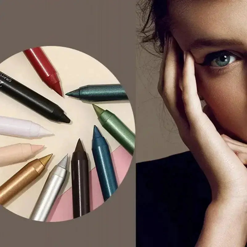 Dual Gel Pencil Waterproof Eyeliner And Lip Liner For Eyes