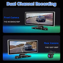 Dual Lens 4K Dash Cam for Safe Drivers