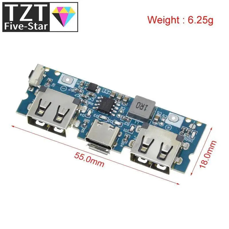 Dual USB 18650 Boost Charger Board For DIY Power Bank