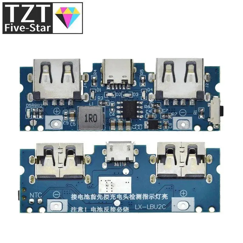 Dual USB 18650 Boost Charger Board For DIY Power Bank