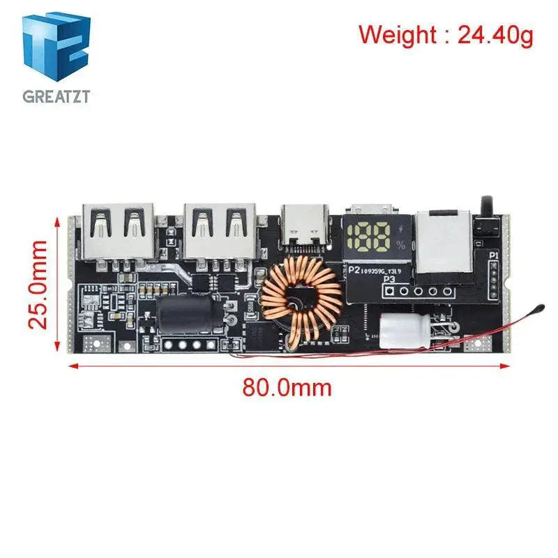 Dual USB PD Fast Charge Power Bank With QC4 100W Output