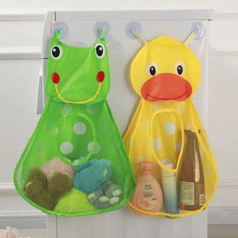 Duck Frog Toy Storage Bag Organizer For Baby Bath Toys
