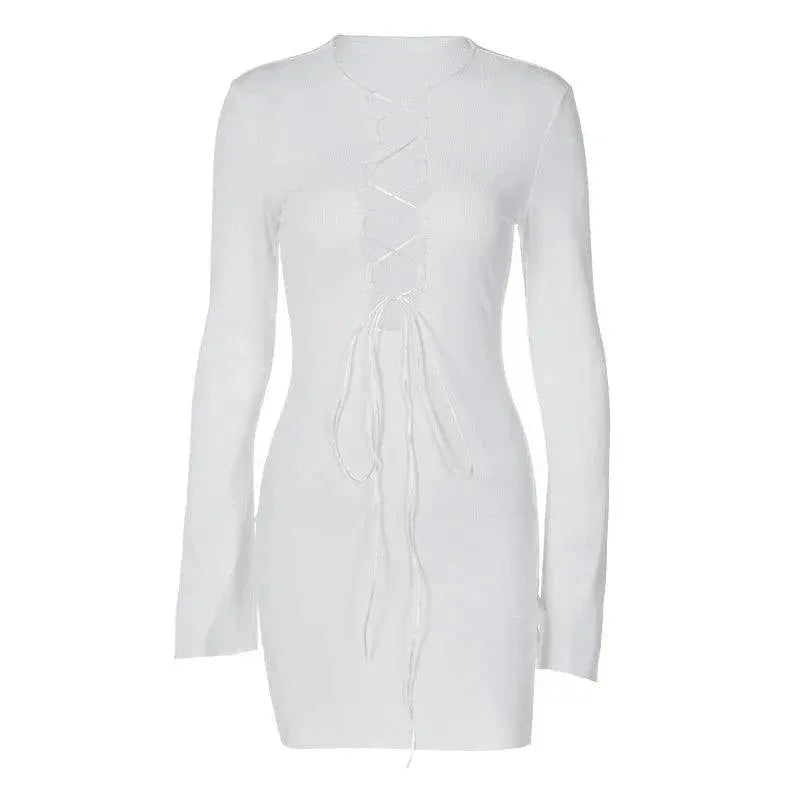Dulzura Cutout Strap Dress Sexy Chic Design Fabric