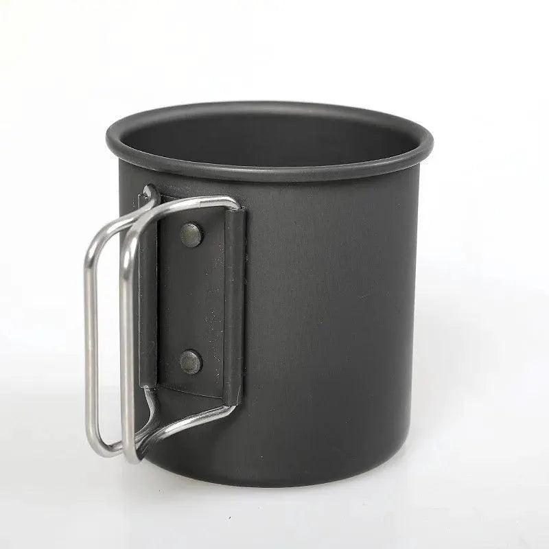 Durable 300ml Aluminum Camping Mug for Hiking and Picnics
