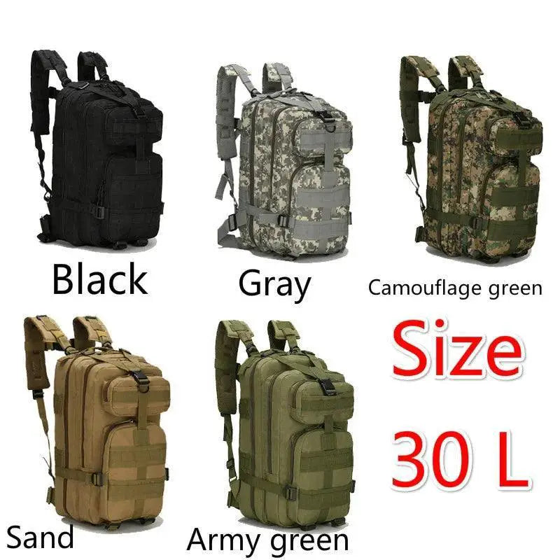 Durable 30L 50L Waterproof Tactical Backpack for Outdoor Use