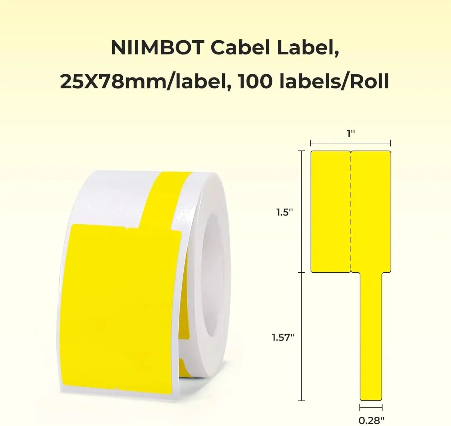 Durable Cable Labels for Niimbot D110