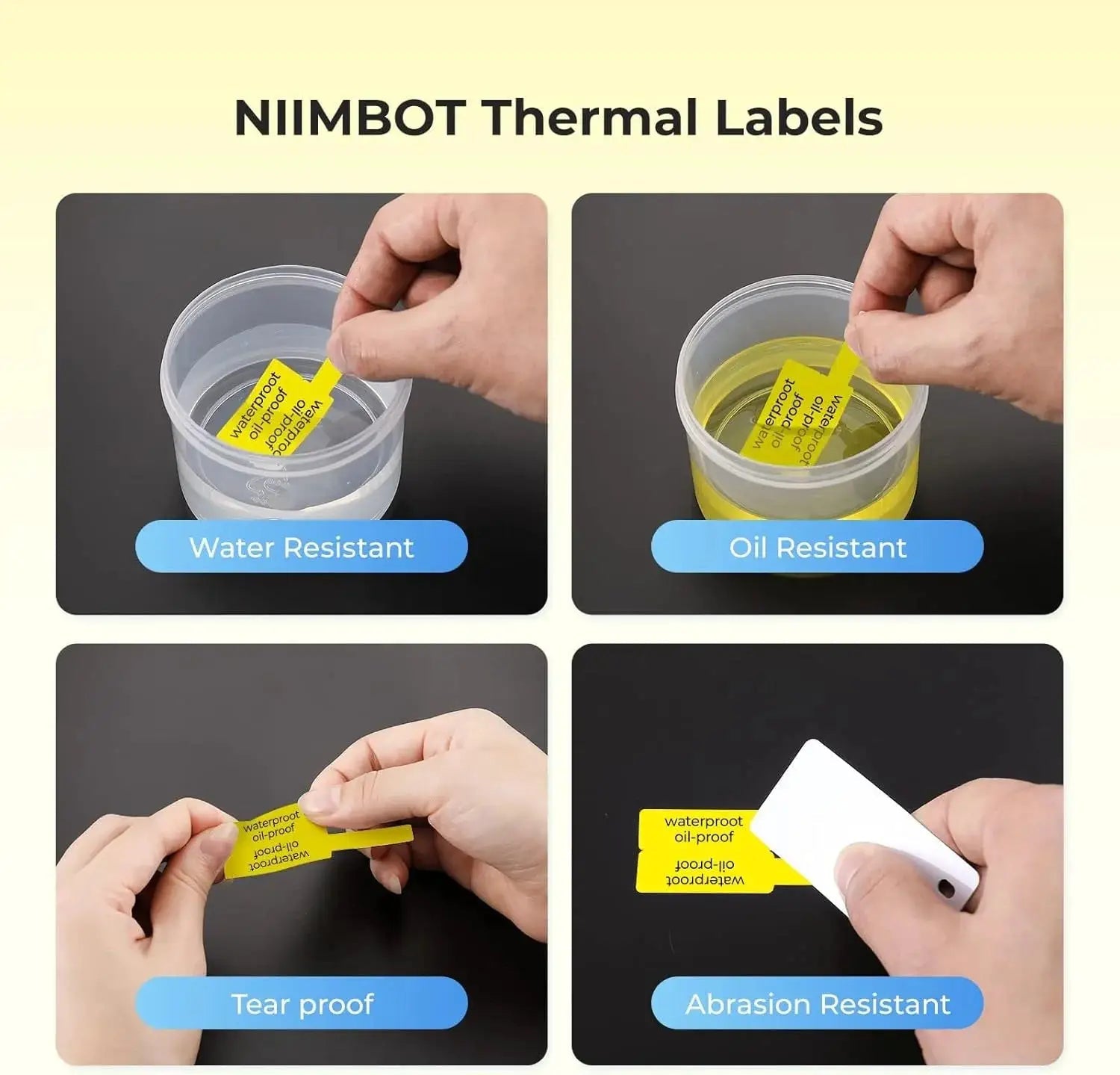 Durable Cable Labels for Niimbot D110