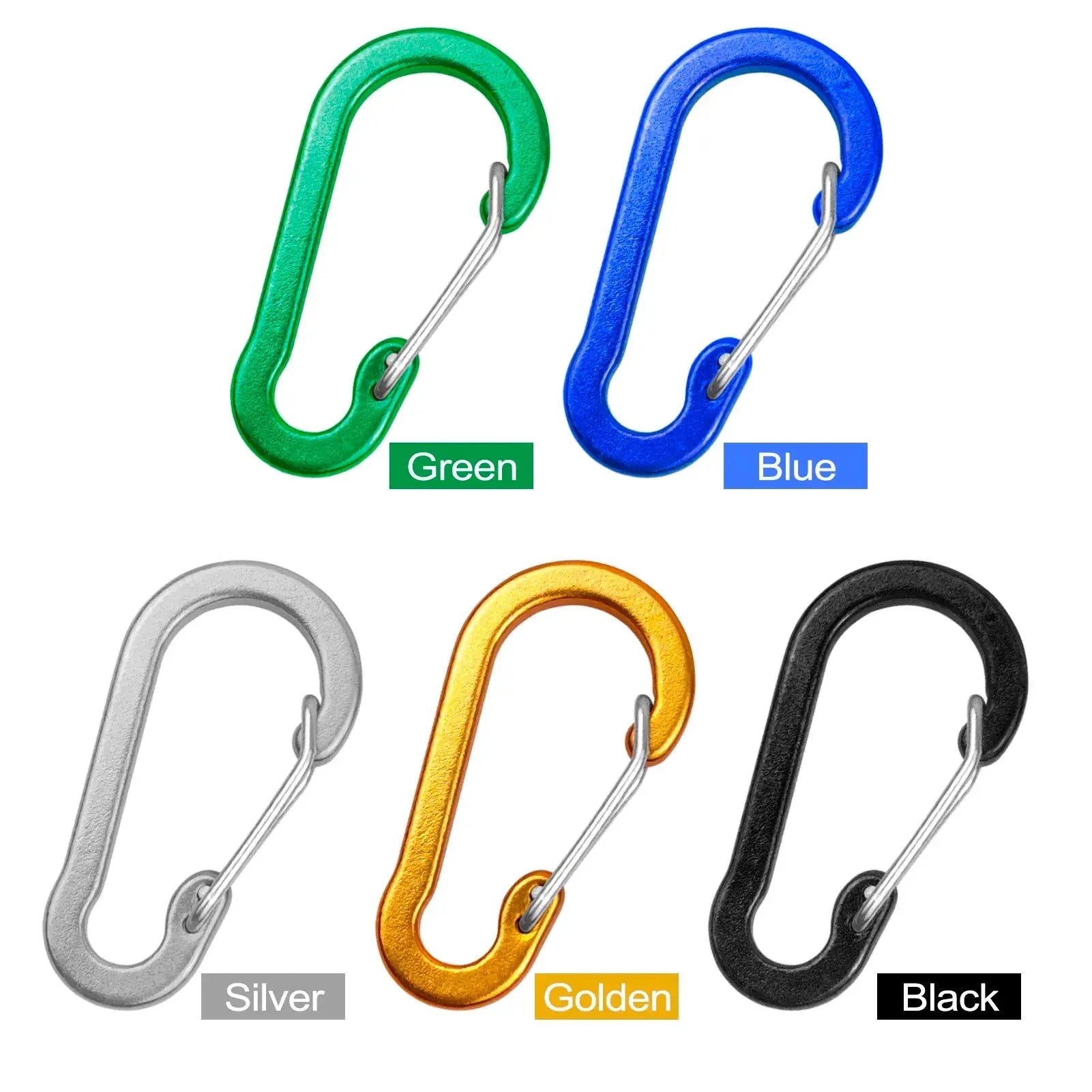 Durable Carabiner Set For Camping Gear