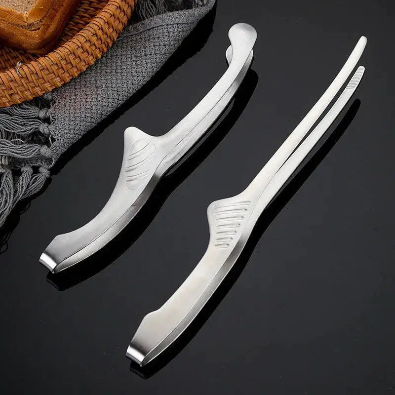 Durable Stainless Steel BBQ Tongs for Outdoor Grilling