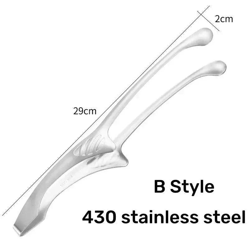 Durable Stainless Steel BBQ Tongs for Outdoor Grilling