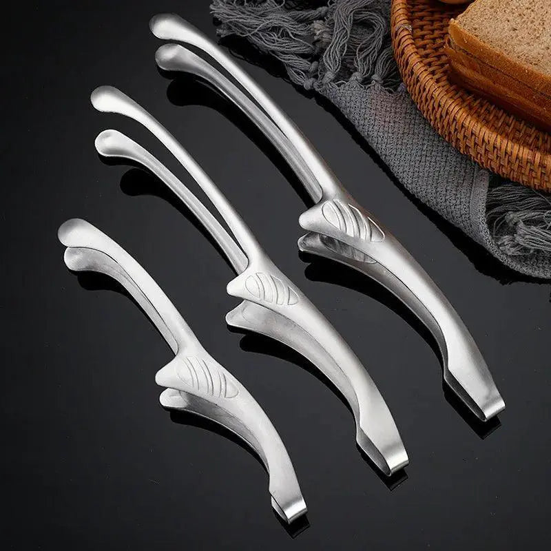 Durable Stainless Steel BBQ Tongs for Outdoor Grilling