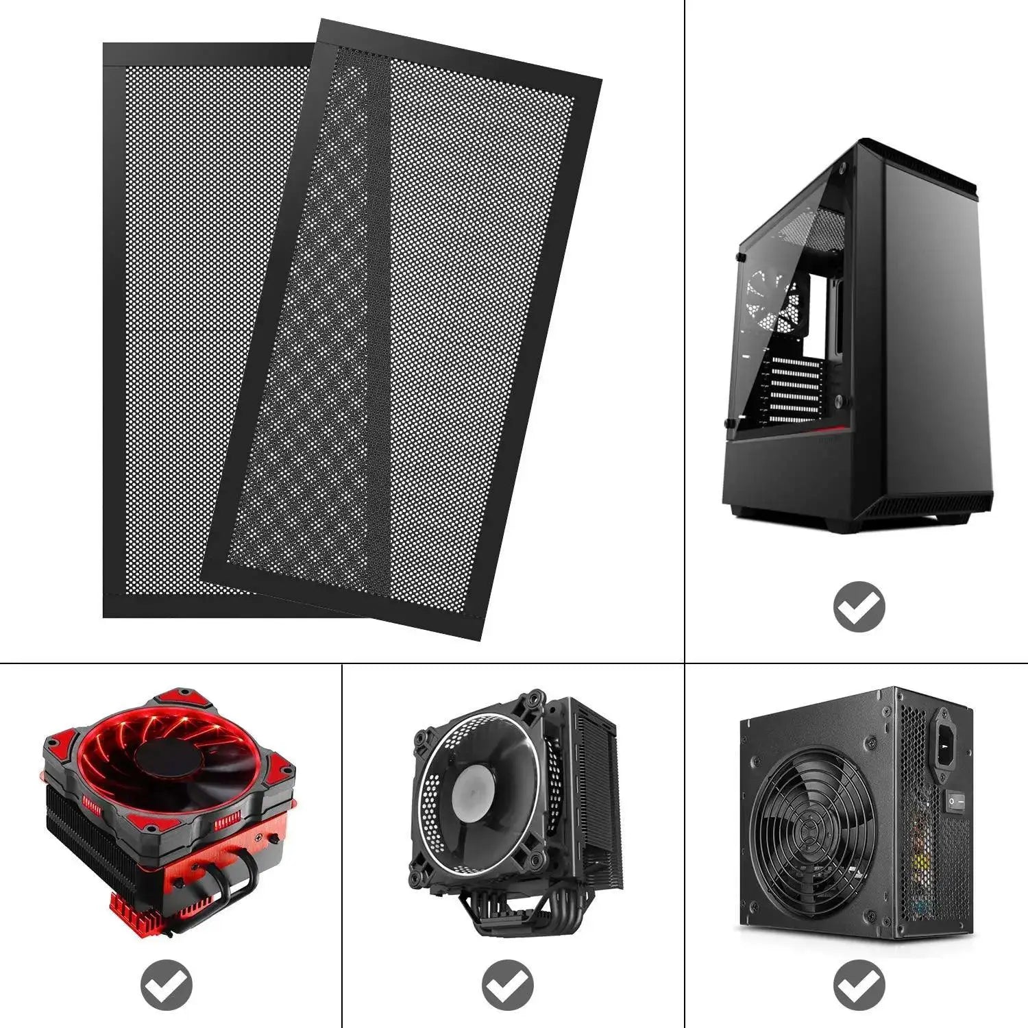 Dust Filter For Computer Cooler Fan Dustproof Solution