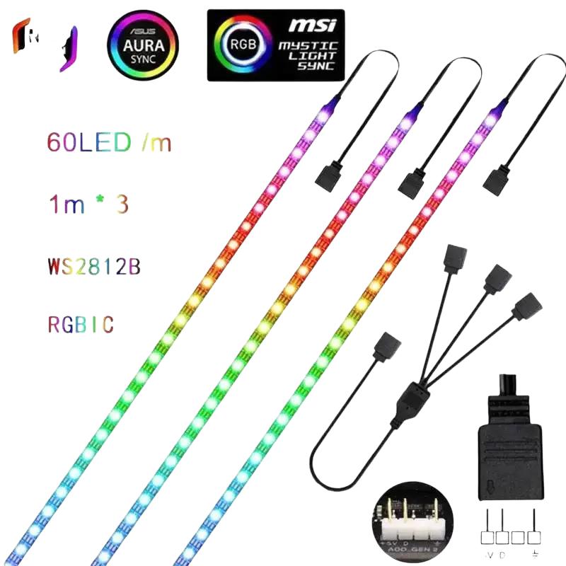 Dynamic ARGB LED Strip for PC Builds — product view 1
