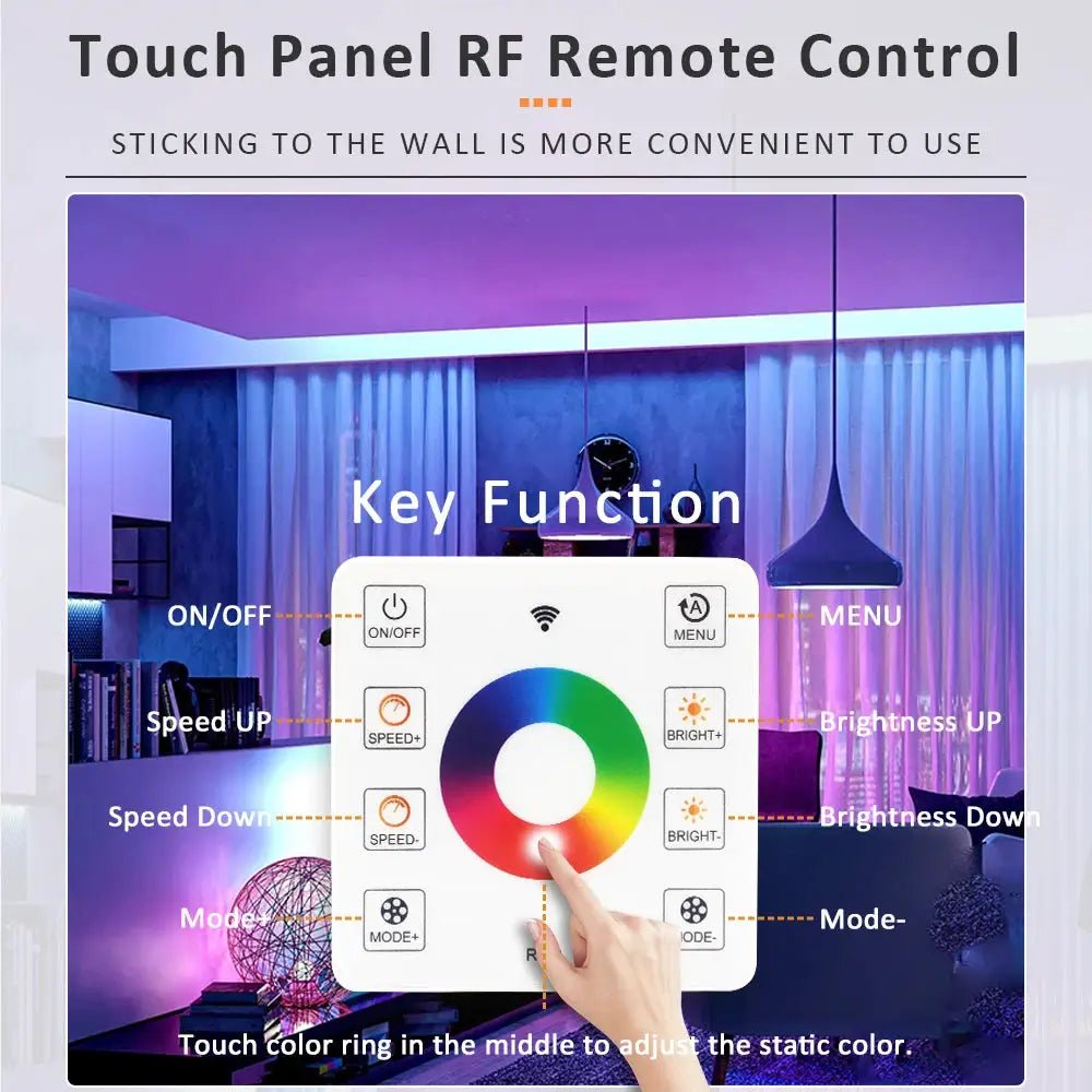 Dynamic Color LED Strip for Gaming Rooms