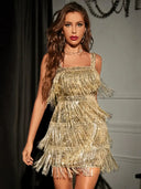 Glam Crystal Evening Gown for Events