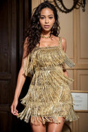 Glam Crystal Evening Gown for Events