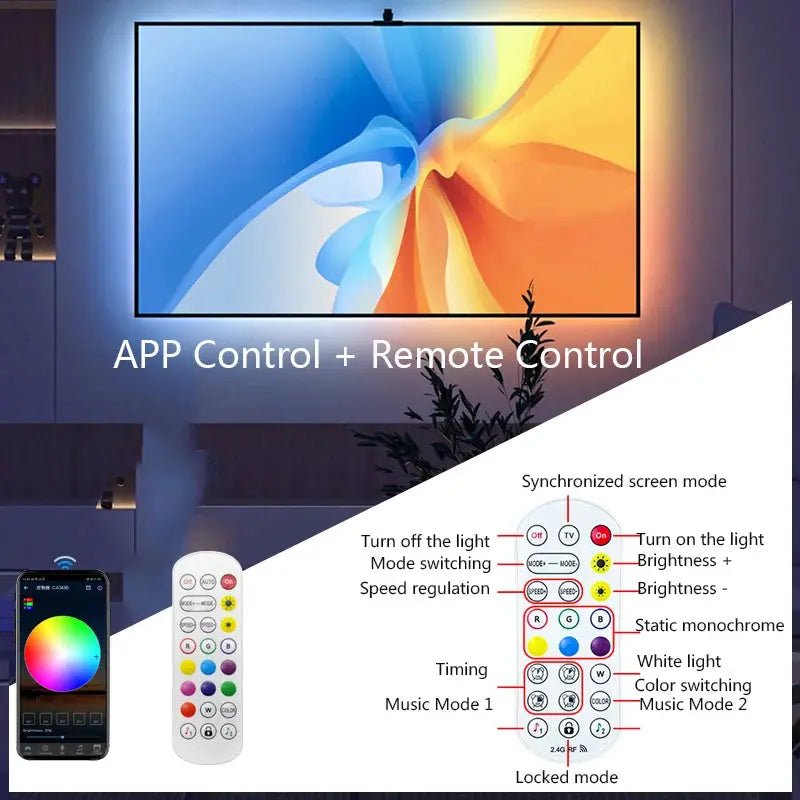 Dynamic RGBIC LED Strip for TV Sync