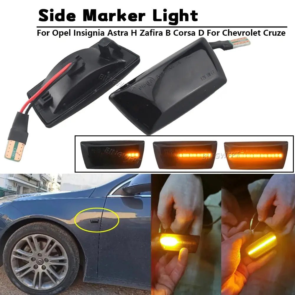 Dynamic Side Marker Lights For Cruze