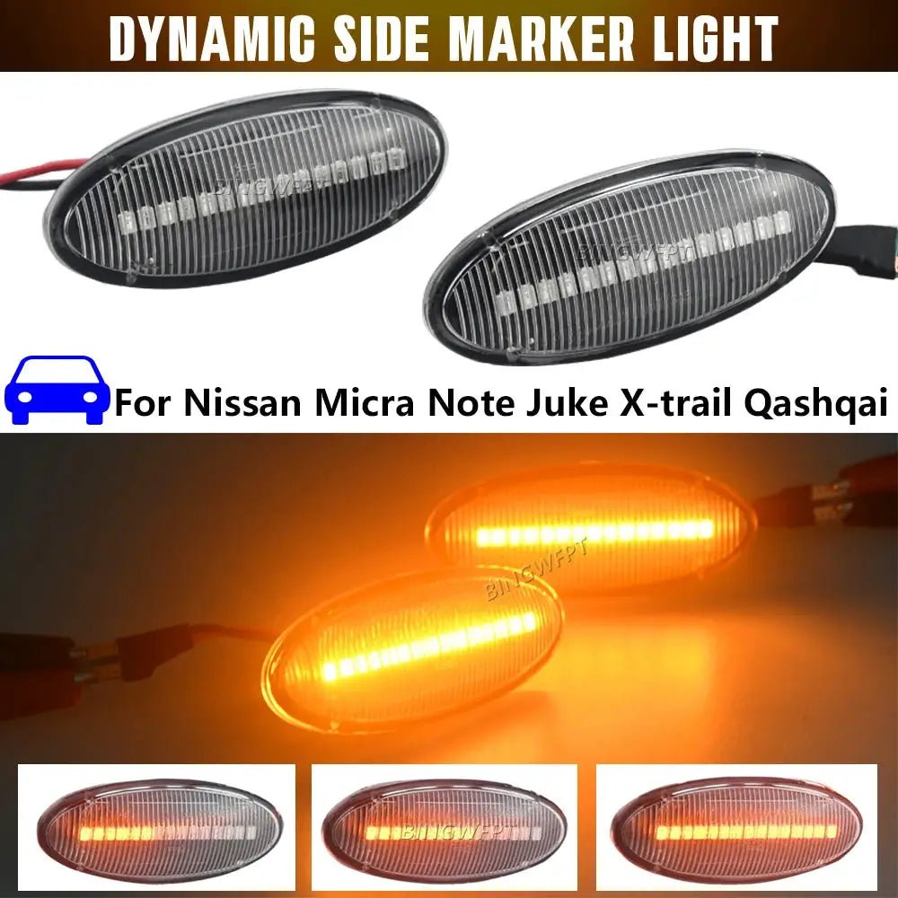 Dynamic Side Marker Lights for Nissan