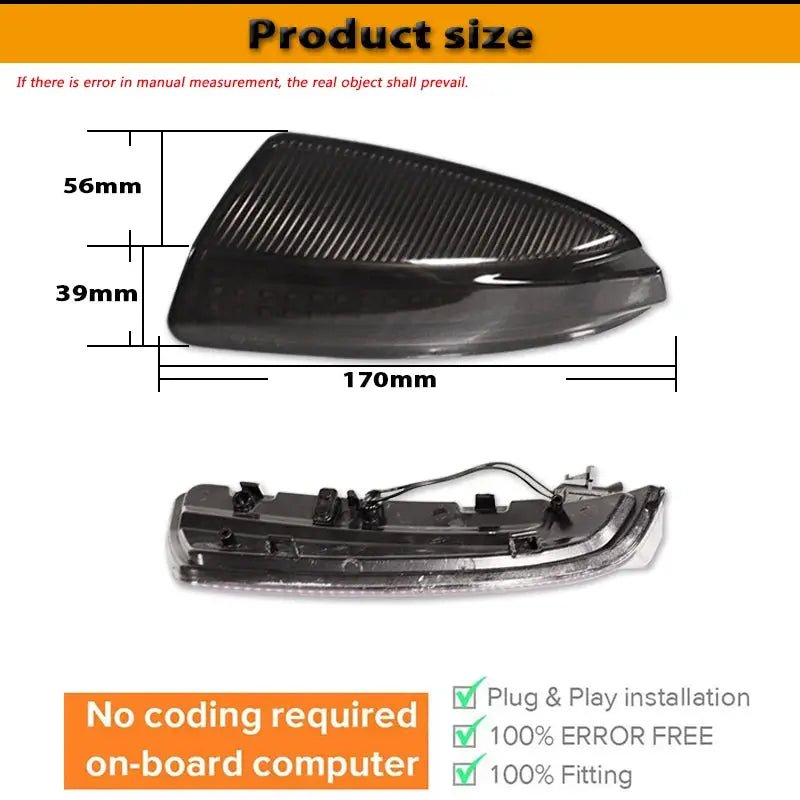 Dynamic Turn Signal Mirror for C Class