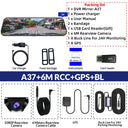 E-ACE 2K Car DVR WIFI GPS Mirror - Night Vision 24H Parking 1080P Front Cam Plus