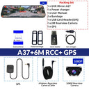 E-ACE 2K Car DVR WIFI GPS Mirror - Night Vision 24H Parking 1080P Front Cam Plus