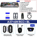 E-ACE 2K Car DVR WIFI GPS Mirror - Night Vision 24H Parking 1080P Front Cam Plus