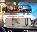 E-ACE 2K Car DVR WIFI GPS Mirror - Night Vision 24H Parking 1080P Front Cam Plus