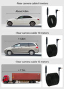 E-ACE 2K Car DVR WIFI GPS Mirror - Night Vision 24H Parking 1080P Front Cam Plus