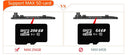 E-ACE 2K Car DVR WIFI GPS Mirror - Night Vision 24H Parking 1080P Front Cam Plus