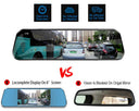 E-ACE 2K Car DVR WIFI GPS Mirror - Night Vision 24H Parking 1080P Front Cam Plus