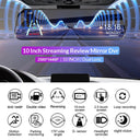 E-ACE 2K Car DVR WIFI GPS Mirror - Night Vision 24H Parking 1080P Front Cam Plus