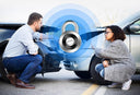 E-ACE 2K Car DVR WIFI GPS Mirror - Night Vision 24H Parking 1080P Front Cam Plus