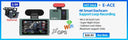 E-ACE 2K Car DVR WIFI GPS Mirror - Night Vision 24H Parking 1080P Front Cam Plus