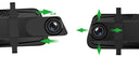 E-ACE 2K Car DVR WIFI GPS Mirror - Night Vision 24H Parking 1080P Front Cam Plus