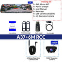 E-ACE 2K Car DVR WIFI GPS Mirror - Night Vision 24H Parking 1080P Front Cam Plus