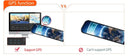 E-ACE 2K Car DVR WIFI GPS Mirror - Night Vision 24H Parking 1080P Front Cam Plus