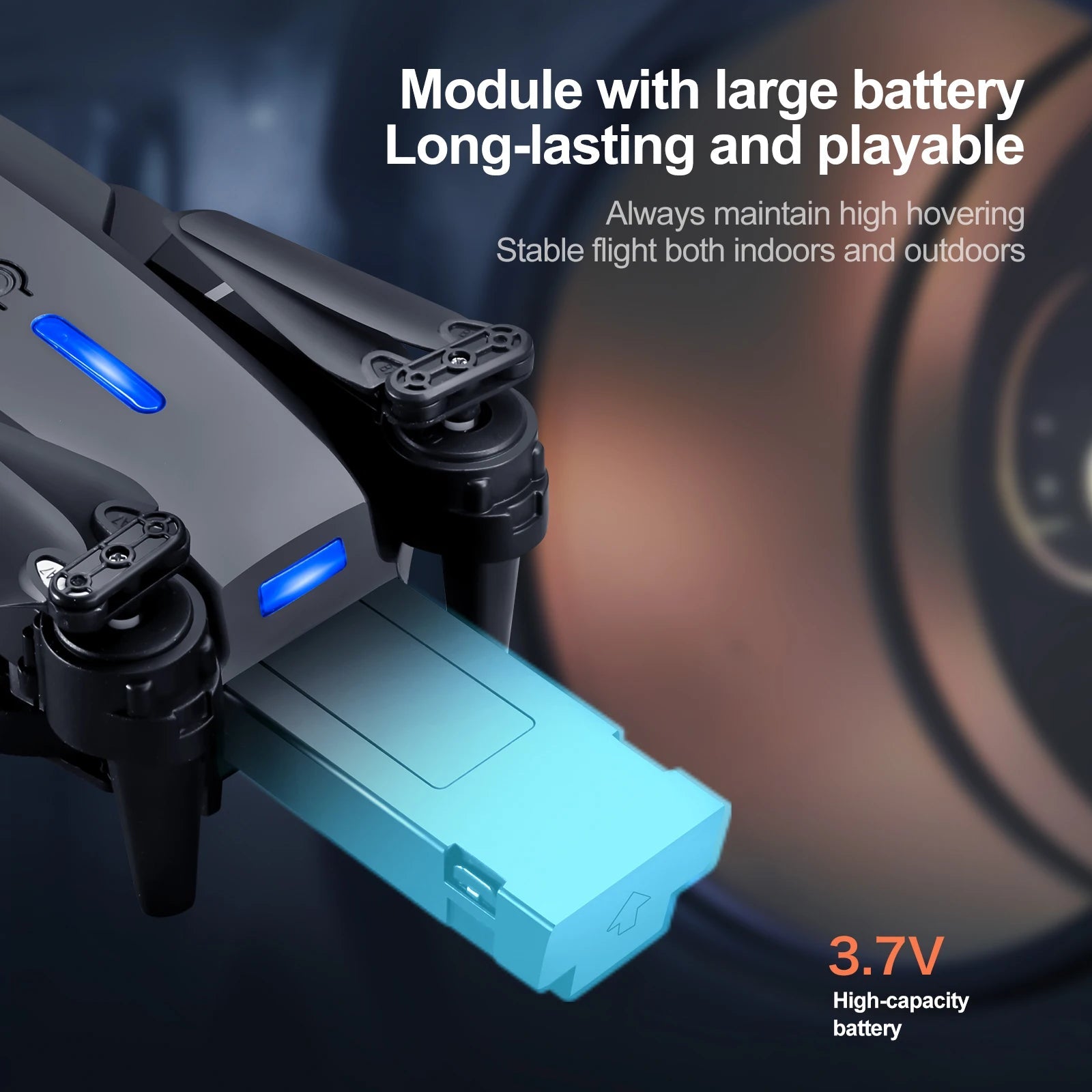 E88 E99 Drone Screen Remote Quad - Dual Camera 4K Video Real Time View Compactly
