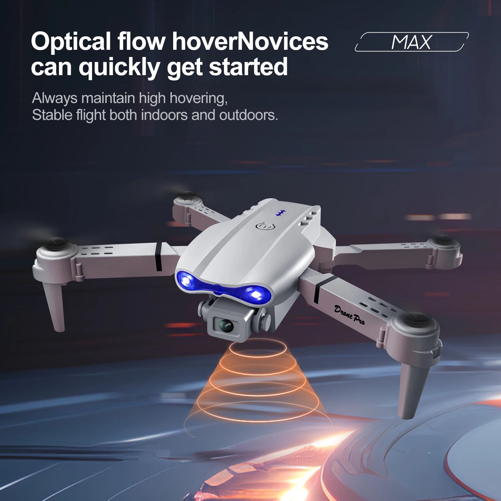 E88 E99 Drone Screen Remote Quad - Dual Camera 4K Video Real Time View Compactly