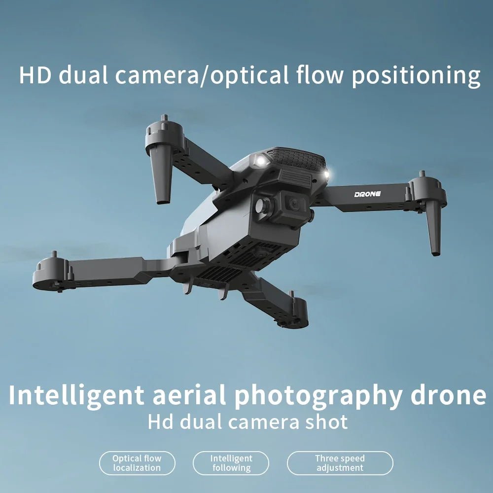 E88 Pro Drone Dual Cameras 4K Foldable Travel Quadrotor With Wide Angle For Cine