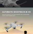 Crisp 4K Footage Folding Drone Outdoors