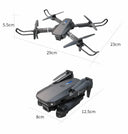 Crisp 4K Footage Folding Drone Outdoors