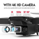 Crisp 4K Footage Folding Drone Outdoors