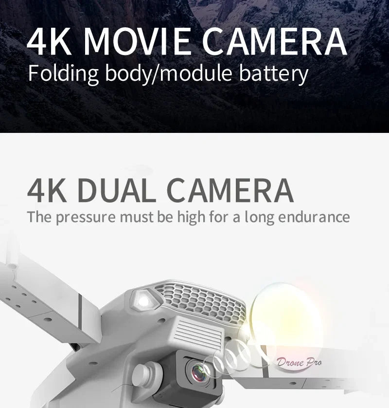 E88 Pro WiFi FPV Drone - Foldable 4K 1080P Camera For Beginners Great For Travel