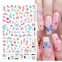 Easter Bunny Nail Stickers Playful Design for Festive Nails