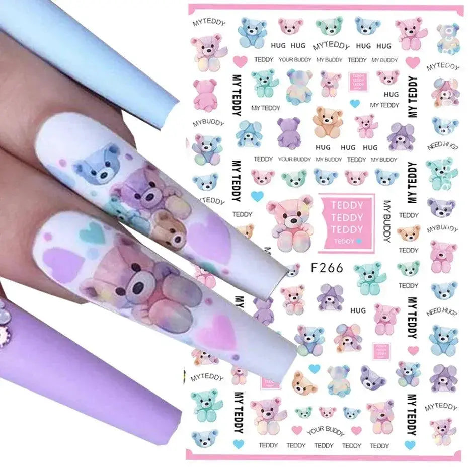 Easter Nail Stickers for Festive Nails — JO-2438 Sliver