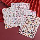 Easter Bunny Nail Stickers Playful Design for Festive Nails