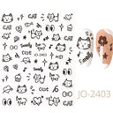 Easter Bunny Nail Stickers Playful Design for Festive Nails